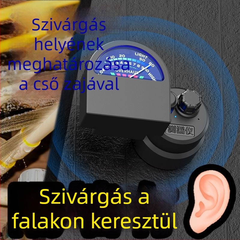 Vízcső-szivárgás detektor – nagy pontosságú műszer padlófűtéshez