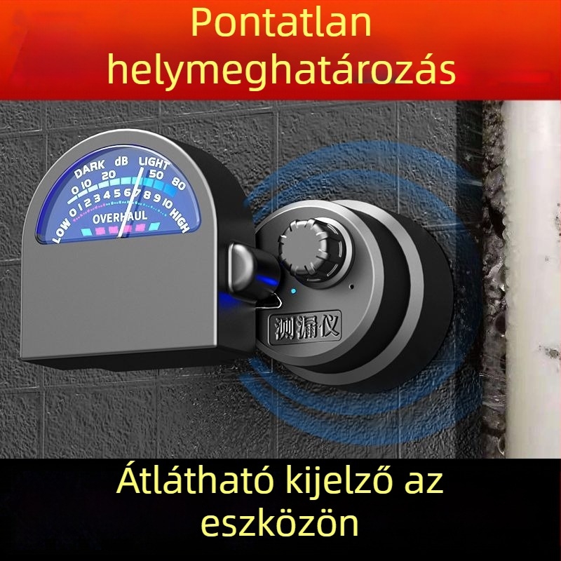 Vízcső-szivárgás detektor – nagy pontosságú műszer padlófűtéshez