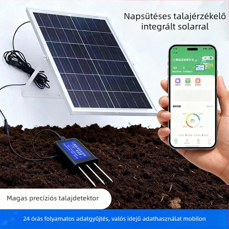 Oyuexin napelemes talajteszter 4G távfigyeléssel, ±2% pontosság (0–50)