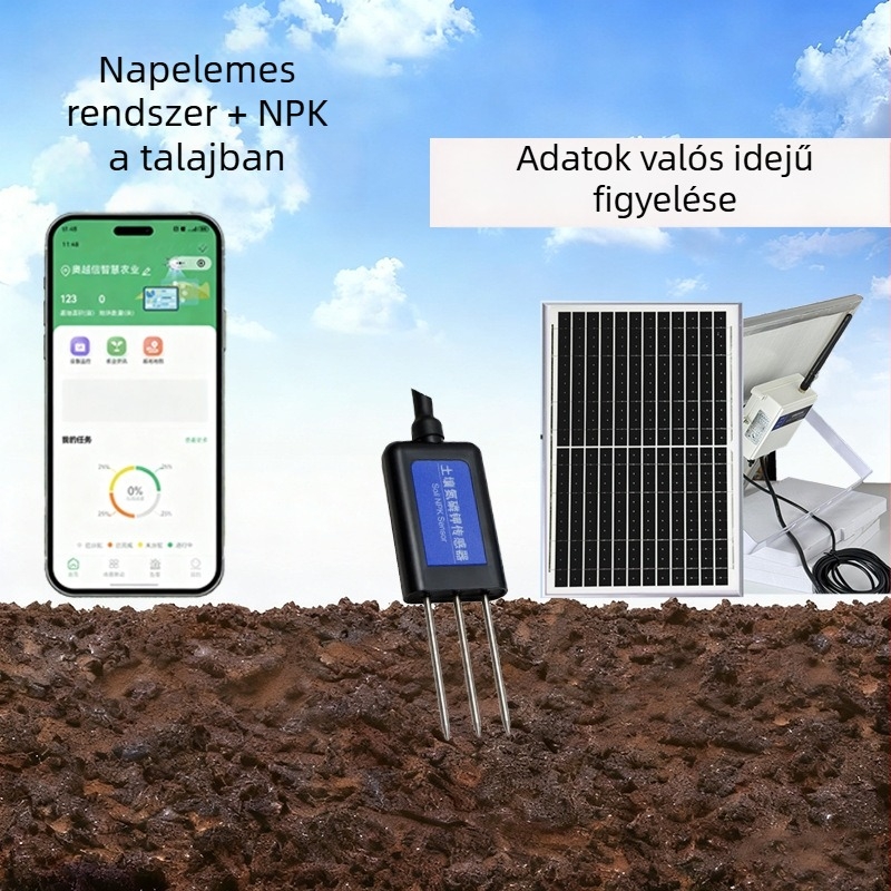 Oyuexin napelemes talajteszter 4G távfigyeléssel, ±2% pontosság (0–50)