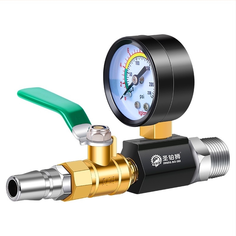 Padlófűtéshez nyomásmérő – vákuum típus, modell Air pressure gauge, környezeti hőmérséklet 55°C, csatlakozási típus: Egyéb, márka Saint platinum lion
