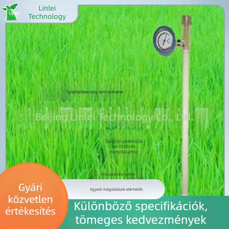 Talajnedvesség-tenziométer a vízpotenciál és a mátrix potenciál mérésére