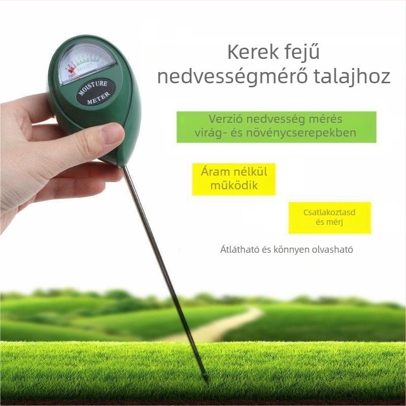 Tűs talajnedvesség-mérő cserepes növényekhez — nagy pontosságú higrométer a kertészkedéshez