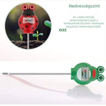 Talajnedvesség-mérő egypontos higrométer virágokhoz és cserepes növényekhez, Frog 1-1