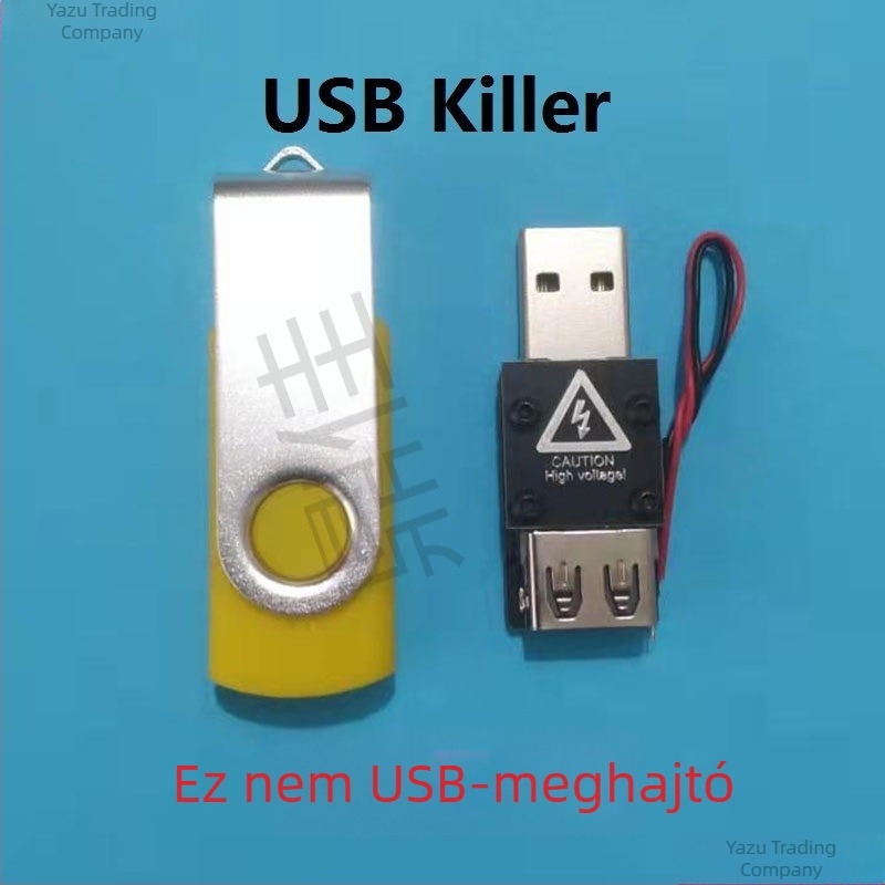 USB feszültségmérő USB Killerrel és magasfeszültségű erősítéssel