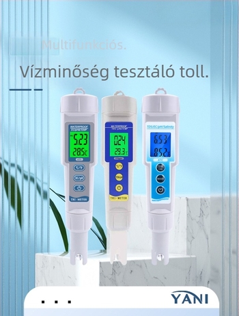 Magas precíziójú talajdetektor pH-, nedvesség- és EC-mérésekkel