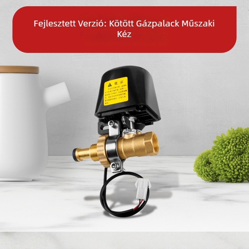 Senchi MQ08 Fix telepítésű gázszivárgás-riasztó automatikus záróventilllel éghető gázokhoz