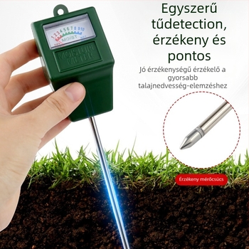 Egytűs talajnedvesség-mérő, négyszögletes fej