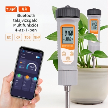Új 4 az 1-ben Bluetooth talajmérő EC/CF/TDS/TEMP