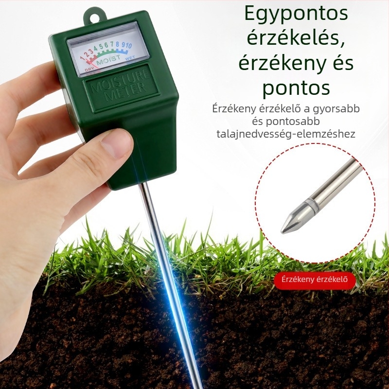 Talajnedvesség mérő egyszúros kivitel, négyszögletes fej – QST EXPRESS, modell 20200403091017, 75 g, talajnedvesség méréshez