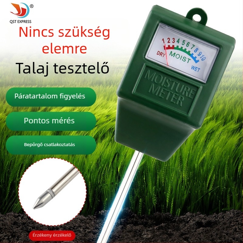 Talajnedvesség mérő egyszúros kivitel, négyszögletes fej – QST EXPRESS, modell 20200403091017, 75 g, talajnedvesség méréshez