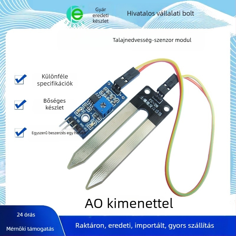 Talajnedvesség-érzékelő modul robot intelligens autóhoz – talajnedvesség mérése
