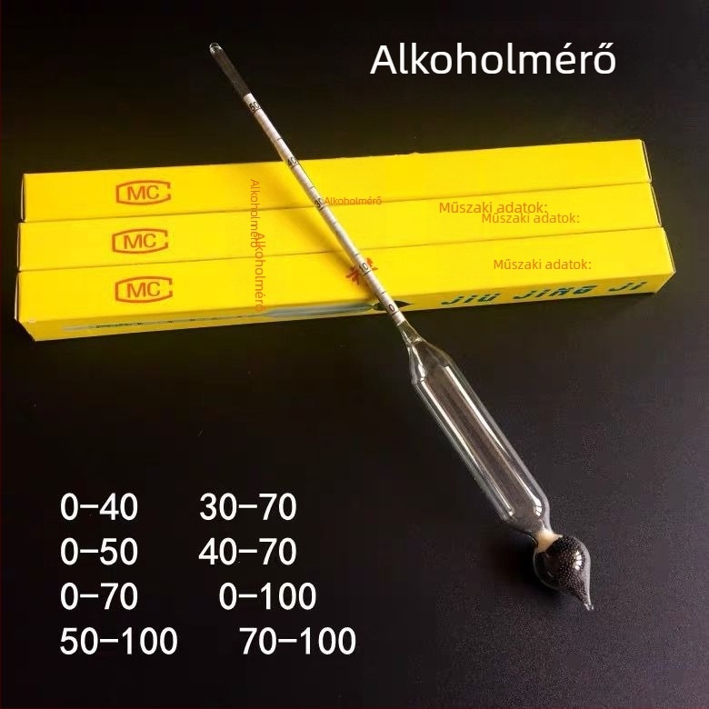 Otthoni sörfőzéshez alkoholtartalom-mérő, nagy pontosság