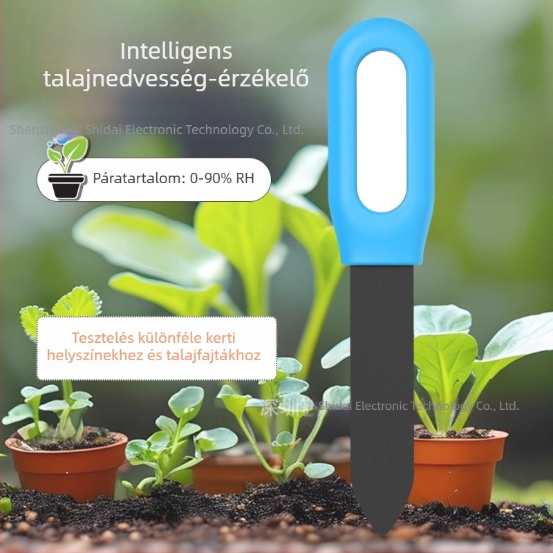 Talajnedvesség- és hőmérséklet mérő Zigbee átjáróval