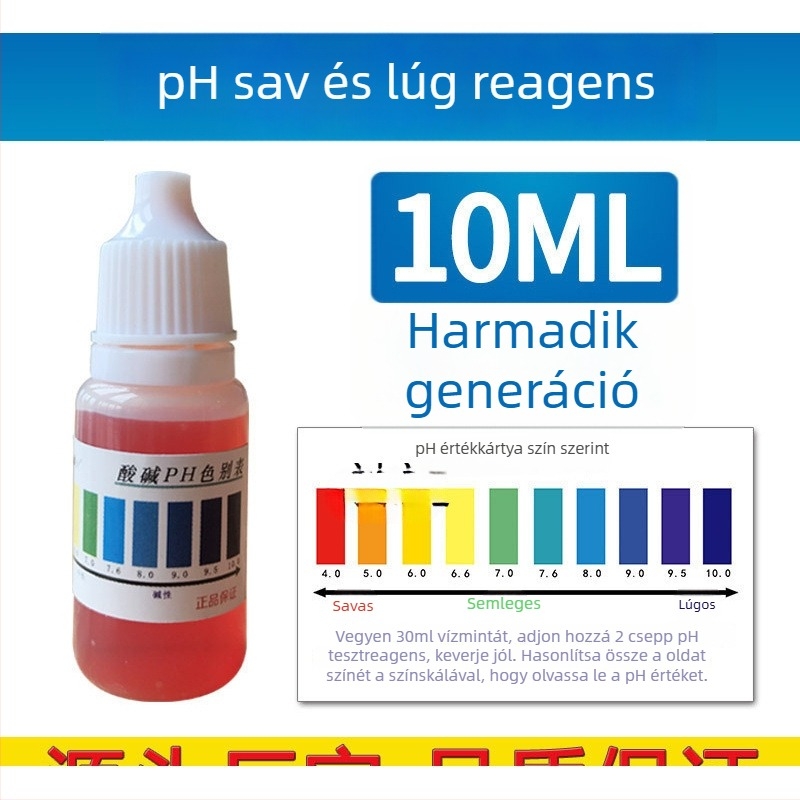 Koncentrációs mérő sav-bázis oldatokhoz | készlet sav-bázis folyadék tesztelésére | Modell 1 | Márka: Egyéb