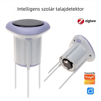 Napelemes intelligens talajhőmérséklet- és páratartalom-szenzor Tuya intelligens detektorral zöldséges üvegházhoz és cserepes növényekhez