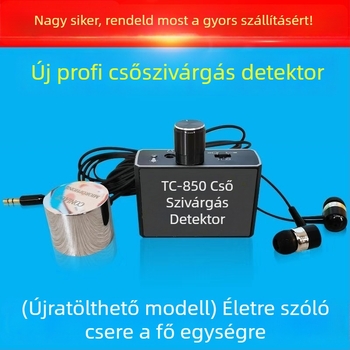 Vízvezeték-szivárgás detektor hangosítással és nagy pontosságú észleléssel