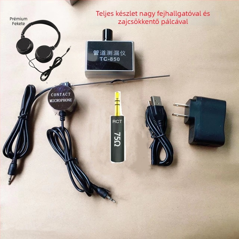 Vízvezeték-szivárgás detektor hangosítással és nagy pontosságú észleléssel