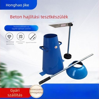 Beton slump tester – slump mérőeszköz, ipari felhasználás, testreszabható