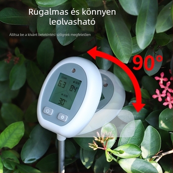 LCD 3 az 1-ben talajteszter pH-hoz, nedvességhez és tápanyag-tartalom mérésére