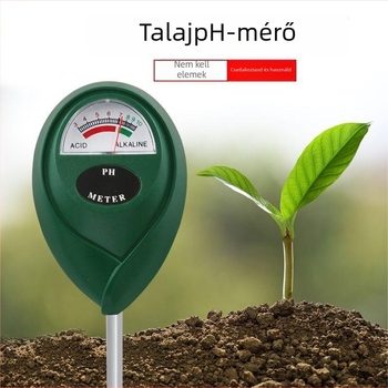 TR-PH01 Talaj pH mérő – Plug-and-Play, ±0,1 pH pontosság, tömeg 72 g