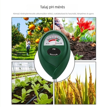 TR-PH01 Talaj pH mérő – Plug-and-Play, ±0,1 pH pontosság, tömeg 72 g