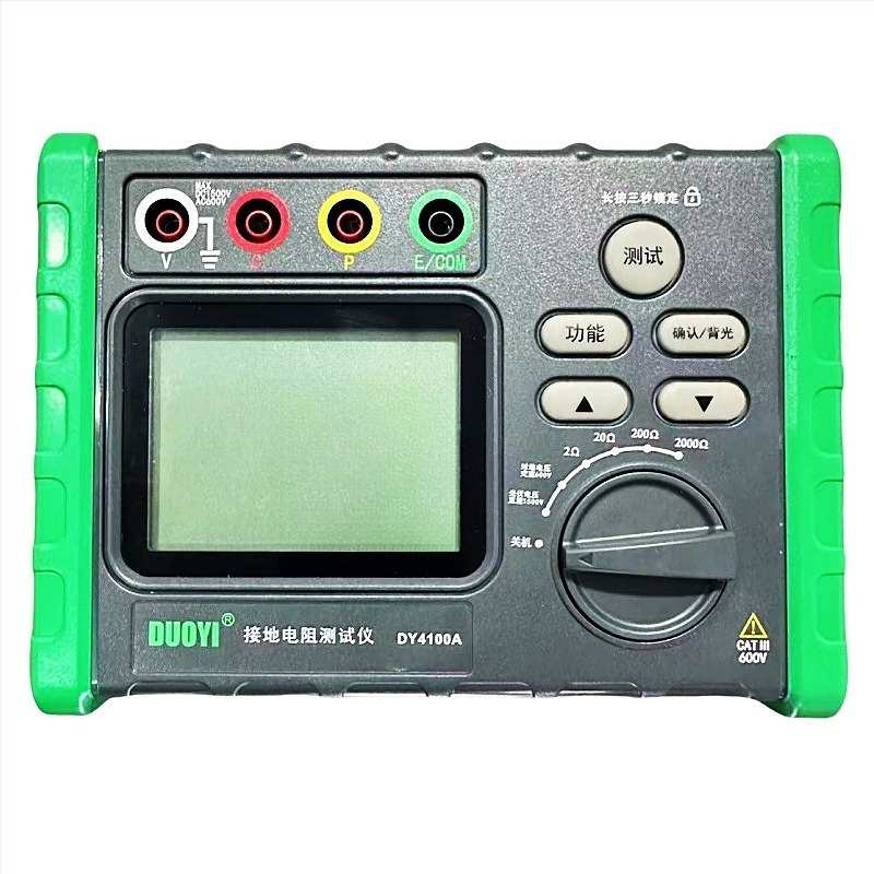 Földelési ellenállás mérő, digitális, villámvédelmi mérő, talajellenállás mérése