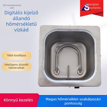 Digitális kijelzős elektromos vízfürdő laboratóriumi és otthoni használatra, állandó hőmérsékletű fűtés, 1/2/4/6 lyukas tartály