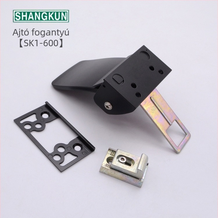 Cinkötvözetből készült ajtókilincs, SK1-600 modell, sütők és állandó hőmérséklet- és páratartalom kamráihoz, modern minimalista dizájn.