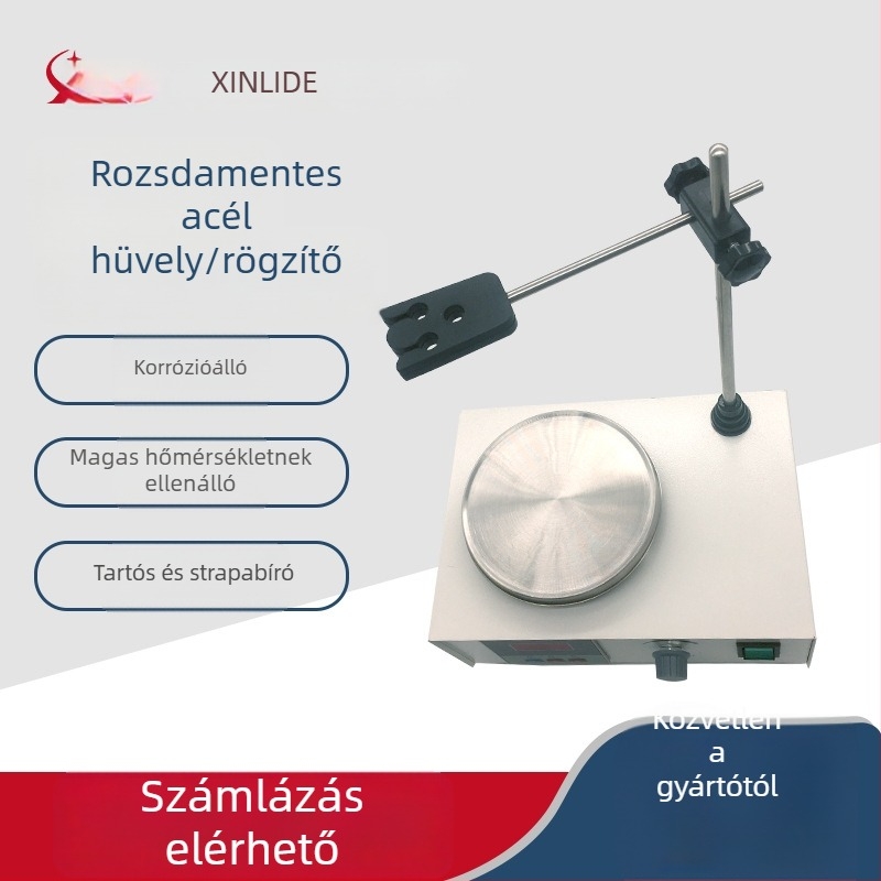 85-2 Digitális időzített mágneses keverő fűtővel, laboratóriumi használatú, kapacitás 2000 ml, 110-240V