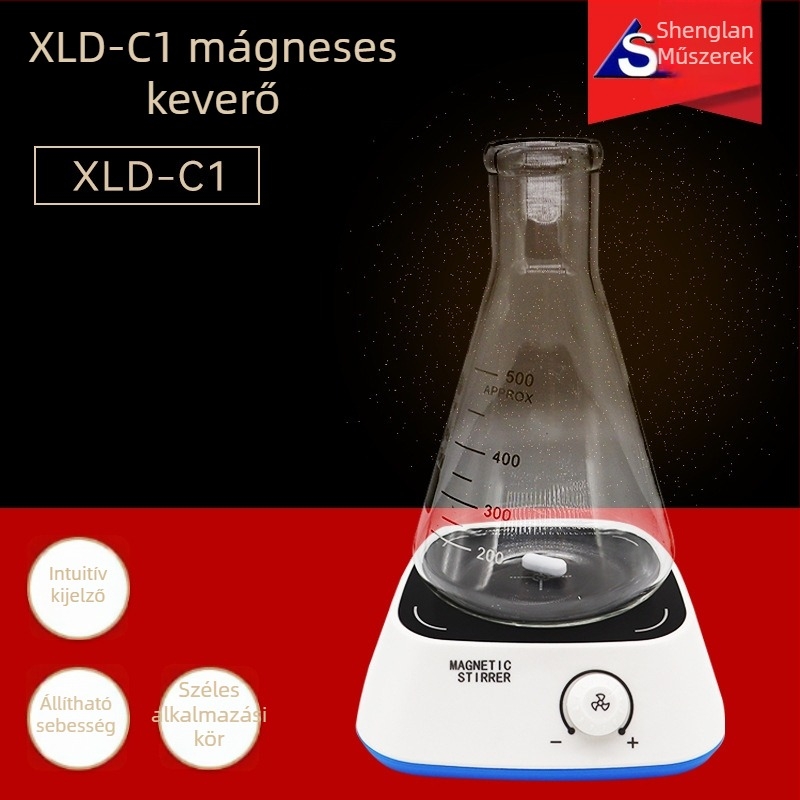 Shenglan Instruments XLD-C1 Laboratóriumi elektromos fűtéses mágneses keverő digitális kijelzővel, 50W, 220V