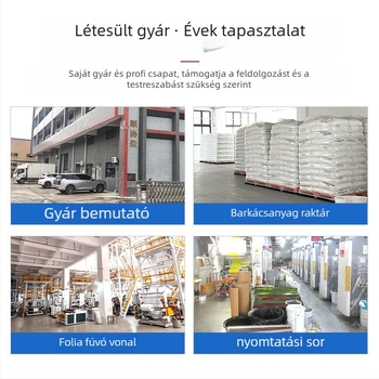 PE átlátszó, vastagított zárható tasak, testreszabható zárási hosszúsággal élelmiszer-csomagoláshoz
