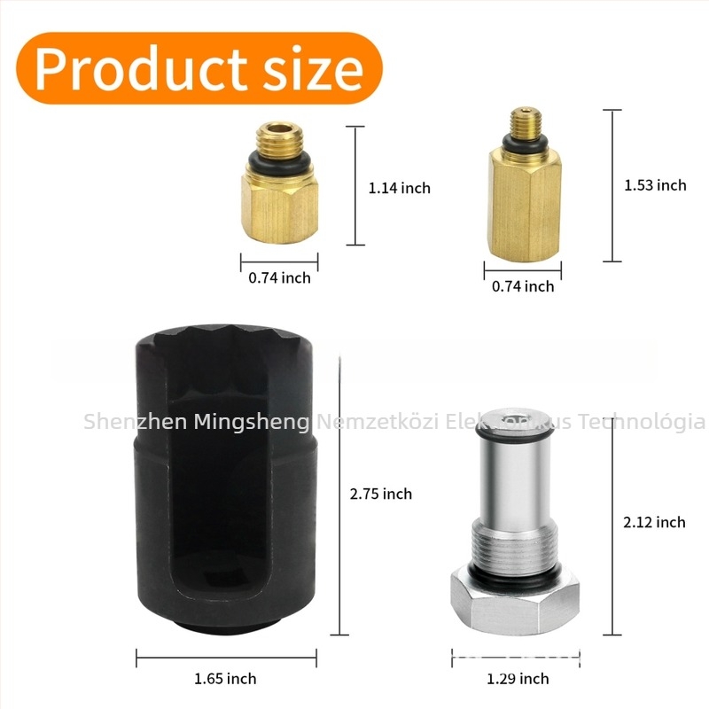 Shengbao Gini Ford 6.0L motor magasnyomású olajvezeték-adapter szivárgásvizsgáló készlet zárt csatlakozókkal