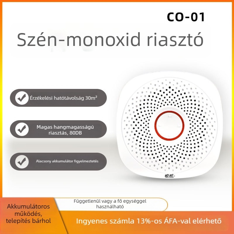 Oracle Guard beltéri szén-monoxid riasztó otthoni és konyhai használatra — gyúlékony gáz detektor