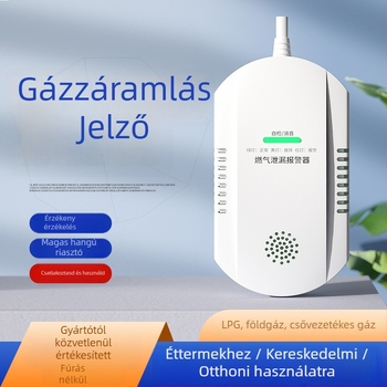 JT-WD101 Otthoni gázdetektor, riasztó, 220V, 10 m észlelés, Metán, távoli riasztás