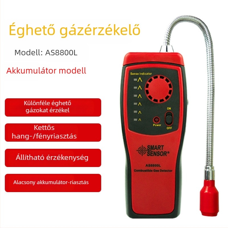 Hima AS8800L gyúlékony gázdetektor szivárgásriasztóval