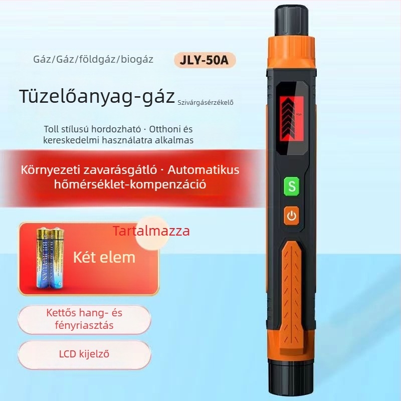 Kézi toll alakú gyúlékony gáz szivárgás detektor – természetes gáz és városi gáz, háztartási használatra