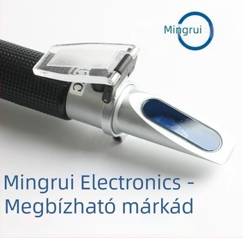 Ming Rui LCC8T prizmás refraktométer, mérési tartomány 0–100, rácsérték 0,5