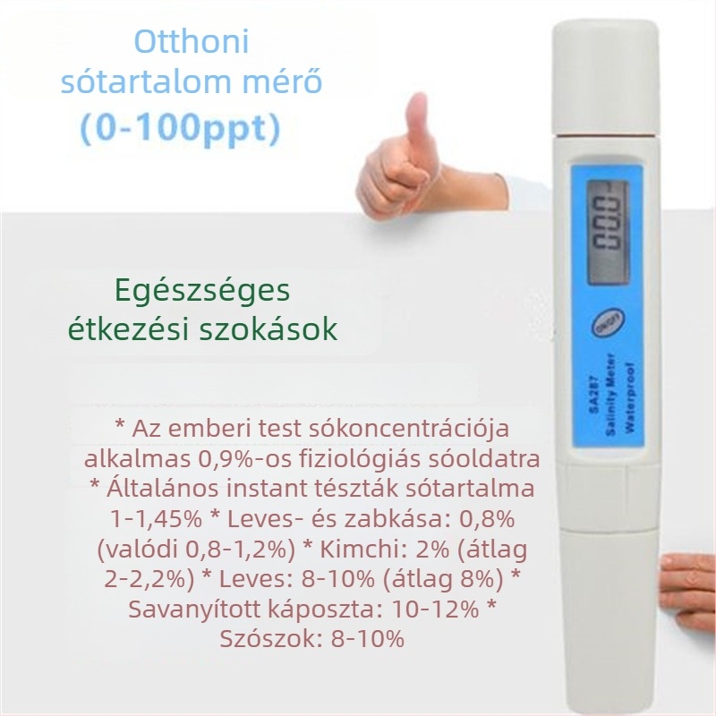 Fotoelektronikus refraktométer sótartalomhoz az akvakultúrához — Modell 1, Mérési tartomány 1, Testreszabható feldolgozás