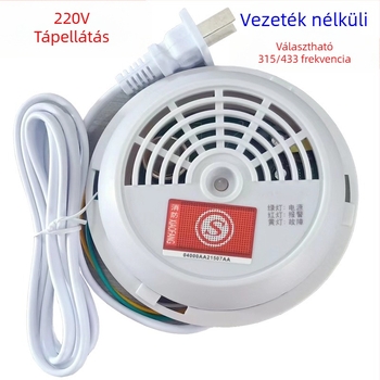 Rögzített gázdetektor HL-86 gyúlékony gázokhoz – mérési tartomány 8 m, feszültség 12–16 V, detektálja a metánt, a földgázt és LPG-t