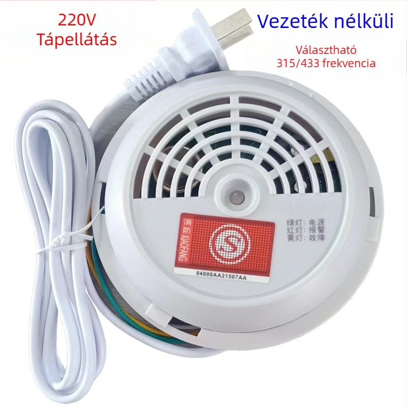 Rögzített gázdetektor HL-86 gyúlékony gázokhoz – mérési tartomány 8 m, feszültség 12–16 V, detektálja a metánt, a földgázt és LPG-t