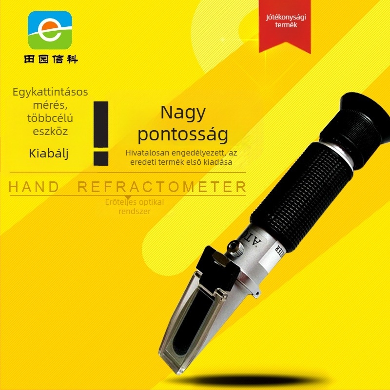 119-es kézi Brix refraktométer, fotóelektronikus, 0-90% Brix, modell HT119
