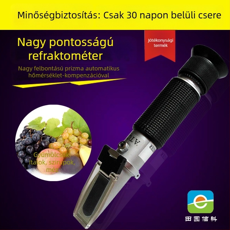 119-es kézi Brix refraktométer, fotóelektronikus, 0-90% Brix, modell HT119
