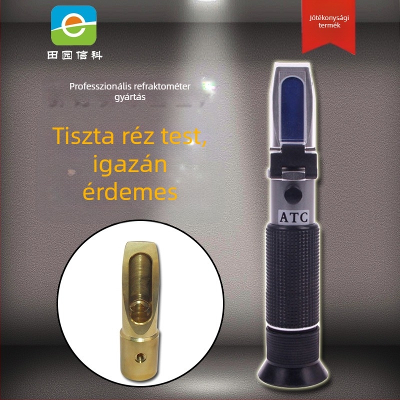 119-es kézi Brix refraktométer, fotóelektronikus, 0-90% Brix, modell HT119