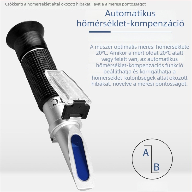 RHC-300ATC fotóelektronikus refraktométer állatorvosi felhasználásra — a vizelet specifikus tömegének és a szérumfehérje koncentrációjának mérése