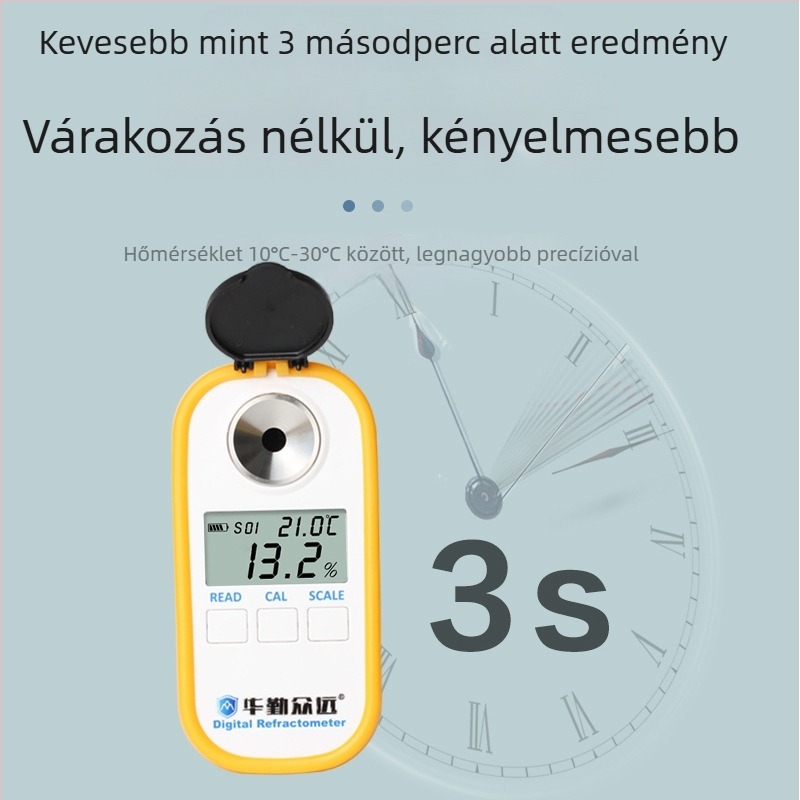 DR602sg Hordozható Digitális Urea Koncentráció Mérő, Denzitométer és Refraktométer Relatív Sűrűséghez