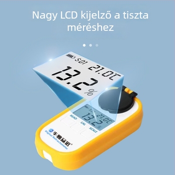 DR301 Méz-koncentrációt mérő refraktométer digitális kijelzővel és nedvességméréssel