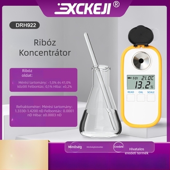 DR922 Színes kijelzővel és digitális kijelzővel ellátott mérőeszköz D-ribóz oldat koncentrációjának mérésére, elektronikus refraktometer