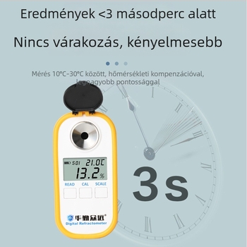 DR922 Színes kijelzővel és digitális kijelzővel ellátott mérőeszköz D-ribóz oldat koncentrációjának mérésére, elektronikus refraktometer