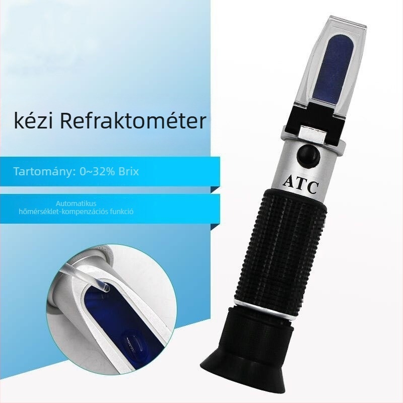Kézi sótartalom-mérő tengervízhez, optikai refraktométer, akvárium, tartomány 0–100